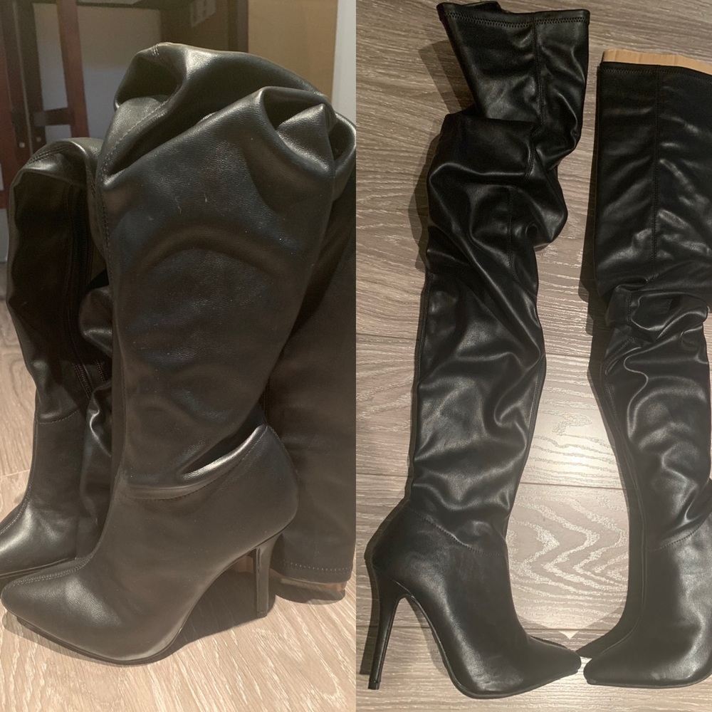 Black THIGH HIGH Boots